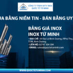Bảng giá INOX 201 và 304 giá rẻ Bình Dương