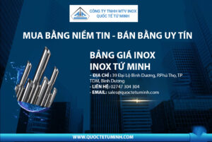 BẢNG GIÁ INOX