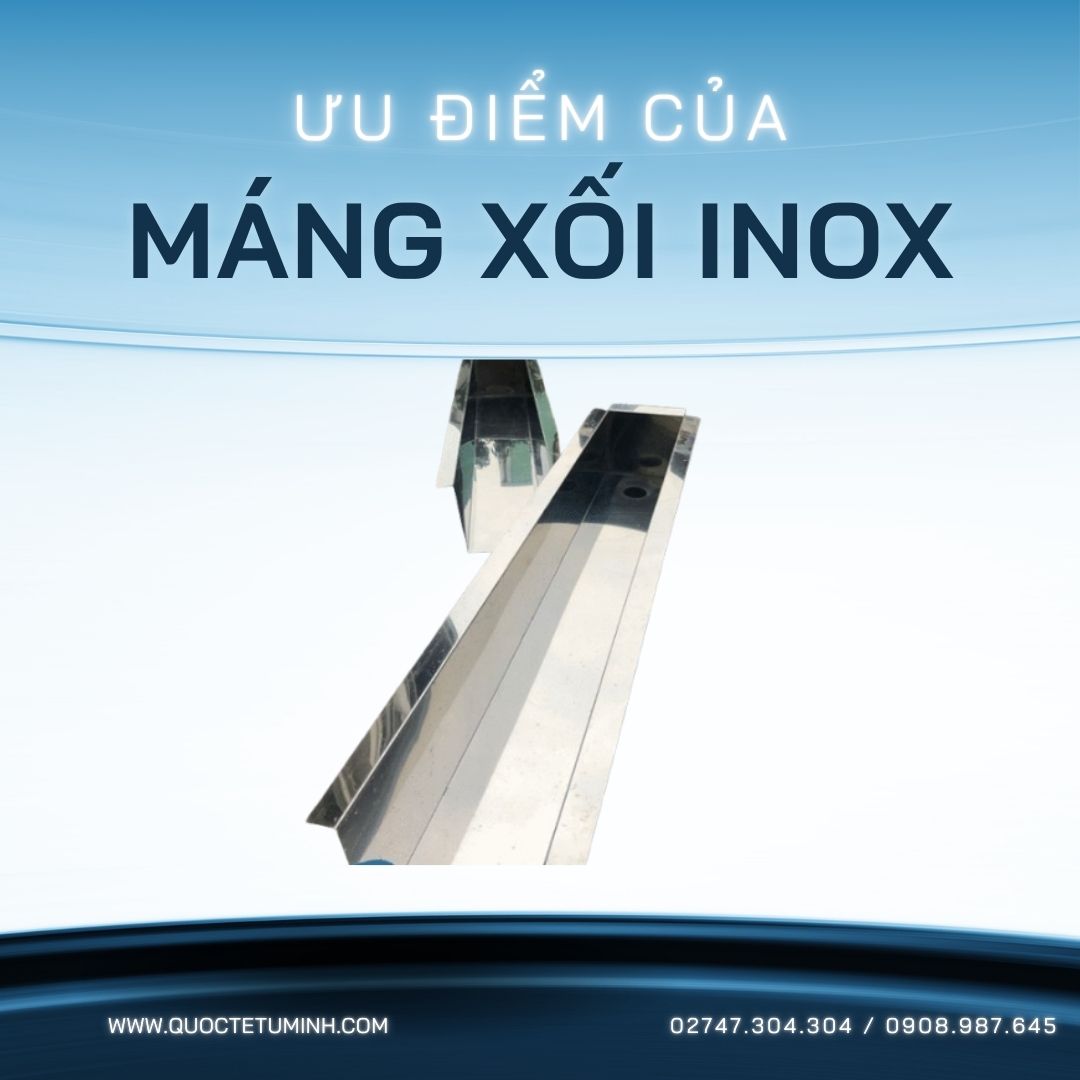 Ưu điểm máng xối inox