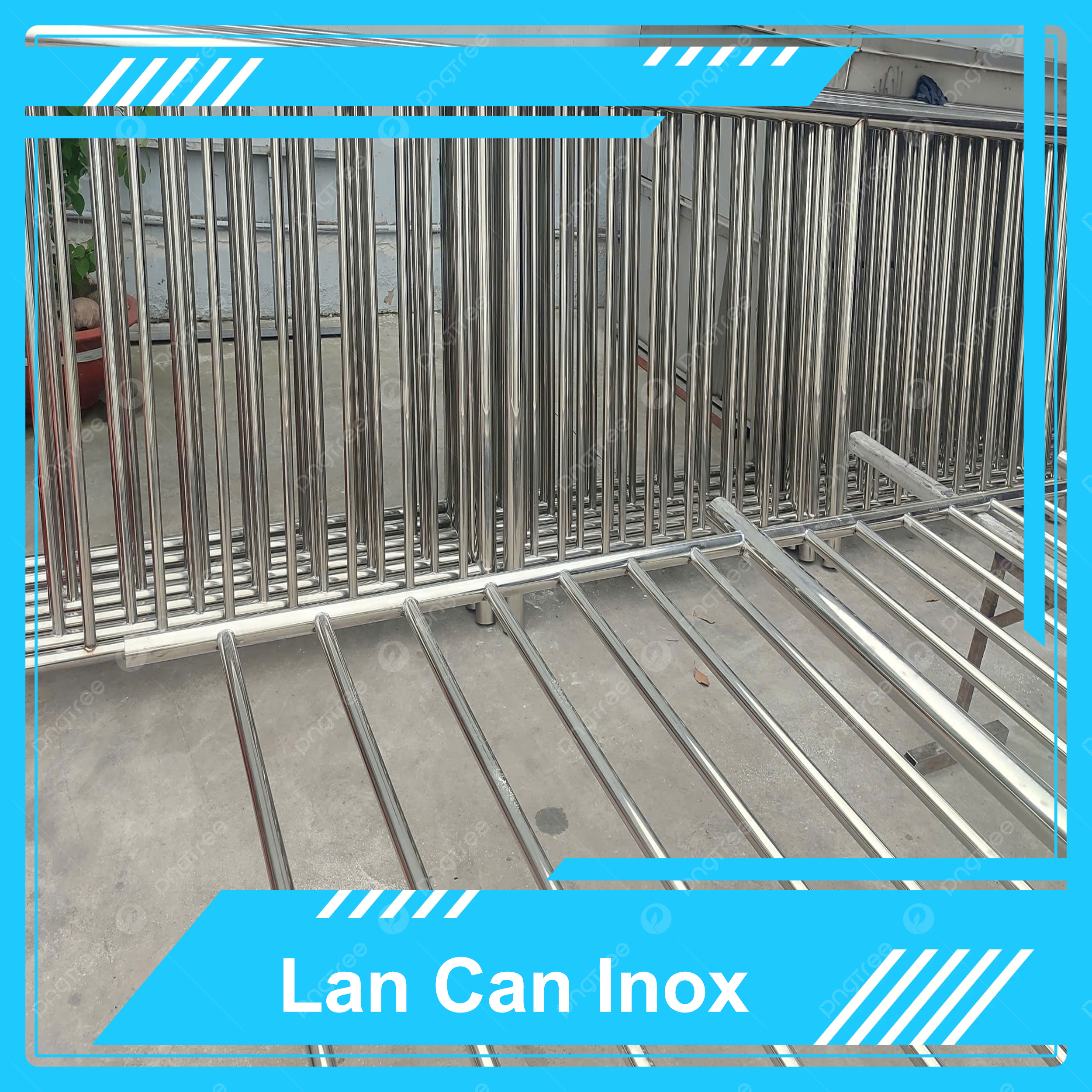 lan can inox tu minh