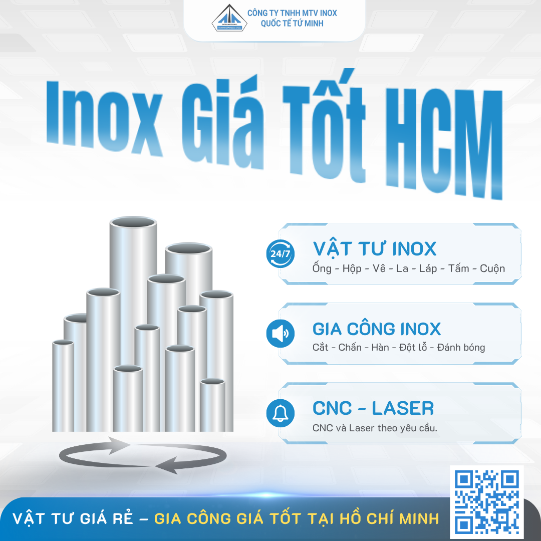 Gia công inox – Cắt laser CNC chuyên nghiệp tại Tân Uyên, TP. Hồ Chí Minh 1 INOX GIA TOT