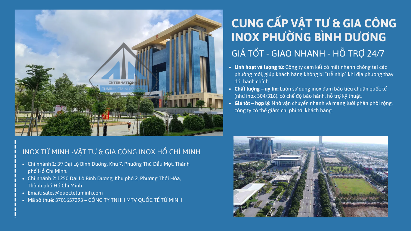 INOX TU MINH INOX PHUONG BINH DUONG