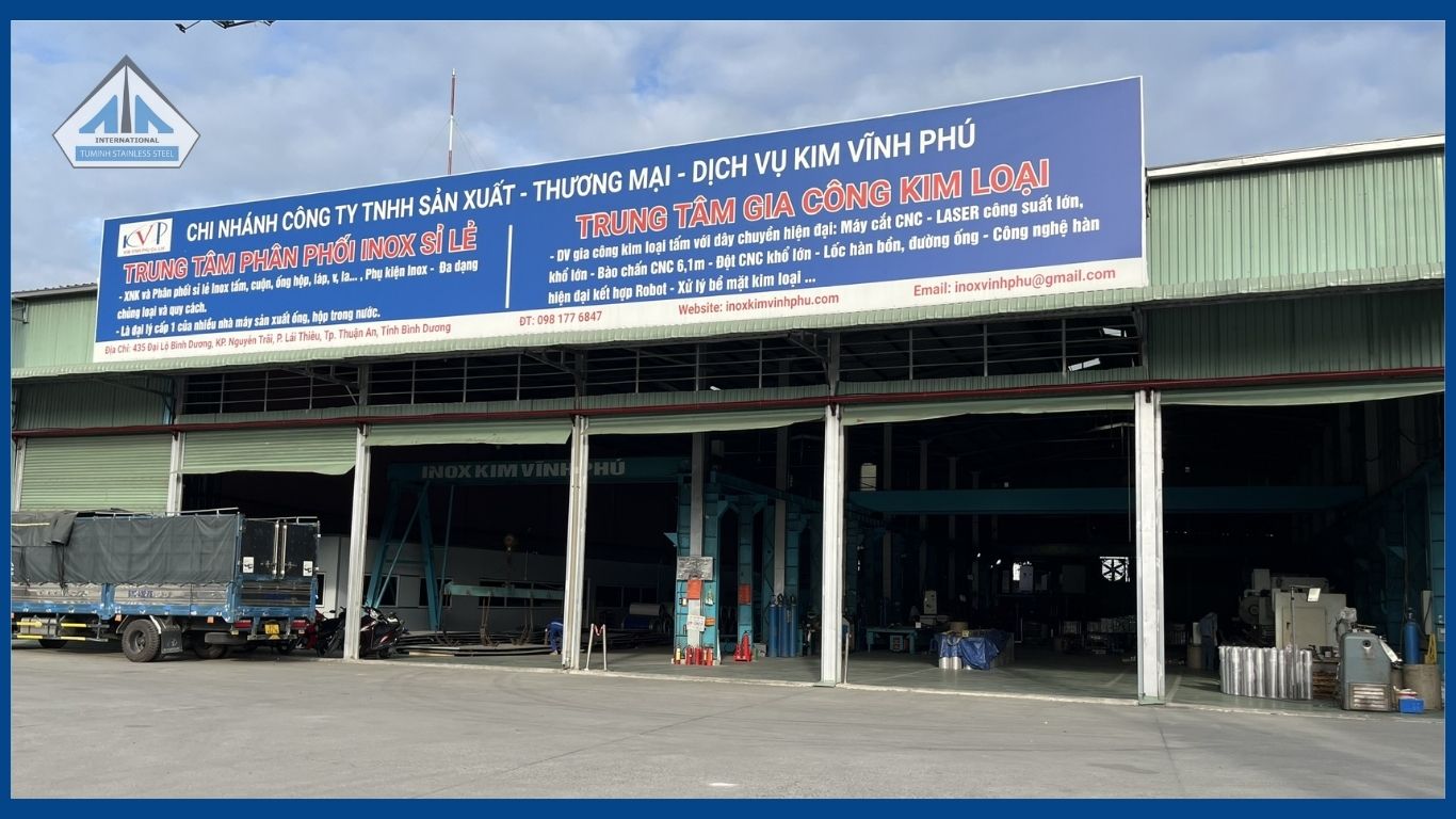 Top 5 Địa Chỉ Cung Cấp & Gia Công Inox Tại Bình Dương Uy Tín Nhất 2026 2 Inox Kim Vinh Phu Tu Minh