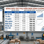 Phụ Kiện Inox: Phân Loại, Thông Số & Báo Giá Chi Tiết 2026