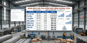 bảng giá phụ kiện inox