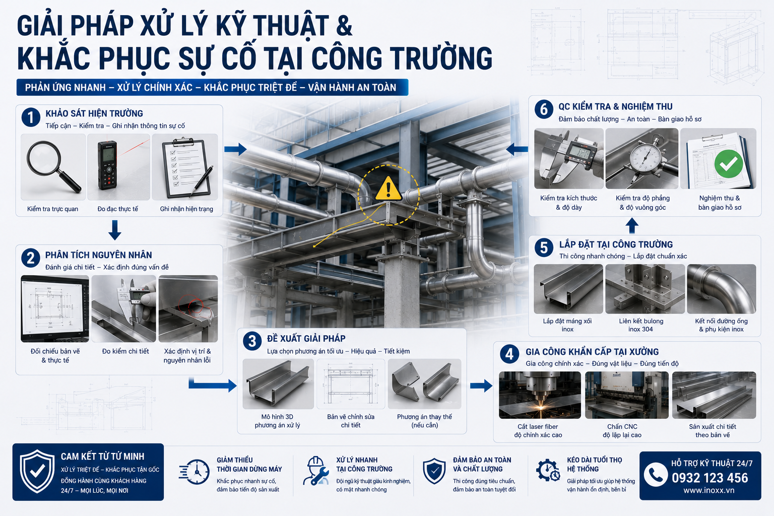 Giải pháp xử lý kỹ thuật & Khắc phục sự cố tại công trường 5b32a481 4fed 4cab 85a3 95a36939c95a
