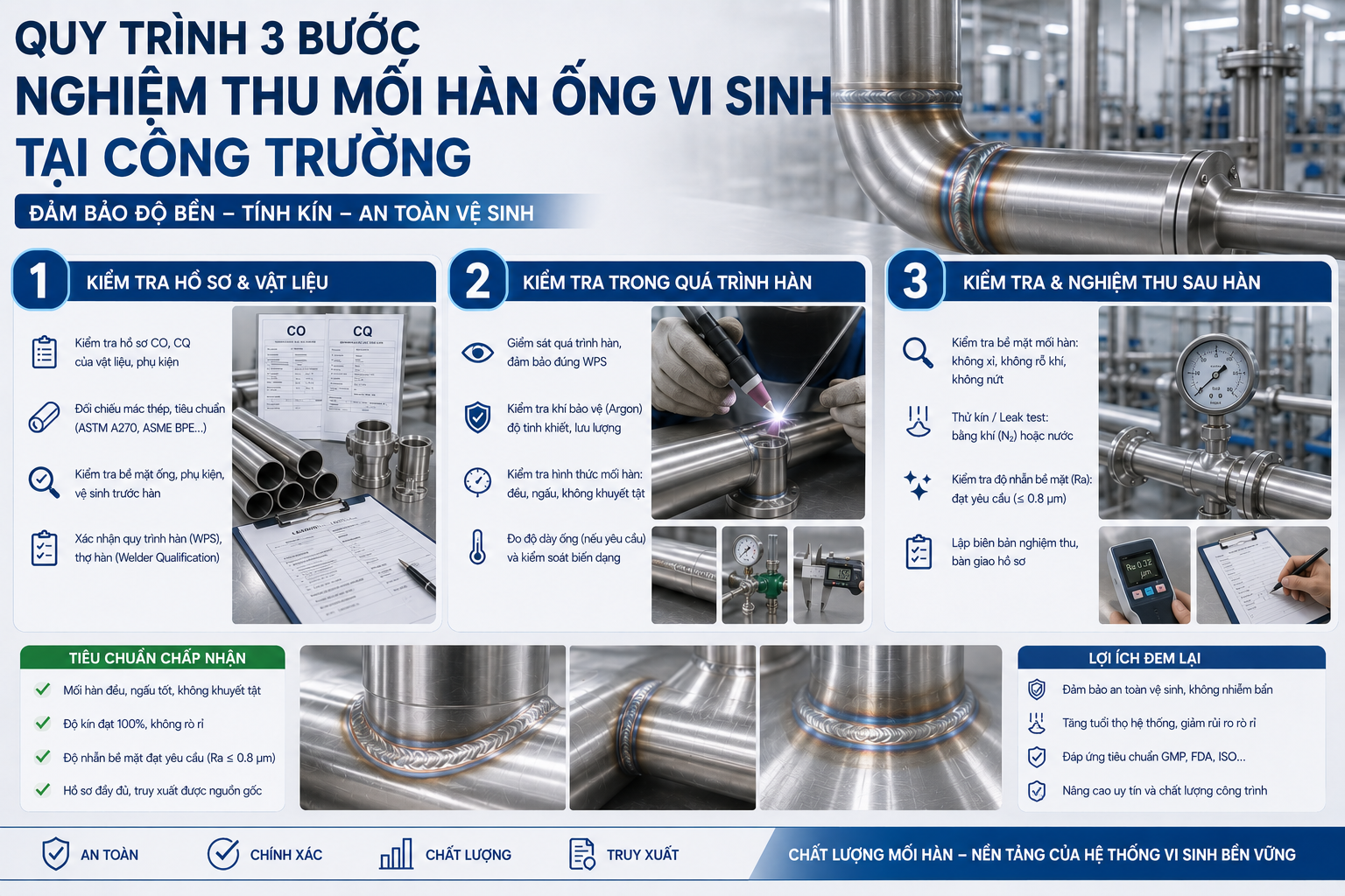 Hướng Dẫn Nghiệm Thu Mối Hàn Ống Inox Vi Sinh Trong Nhà Máy Dược Phẩm, Thực Phẩm c9fd10fc 23b2 4215 86cc 71178834f023