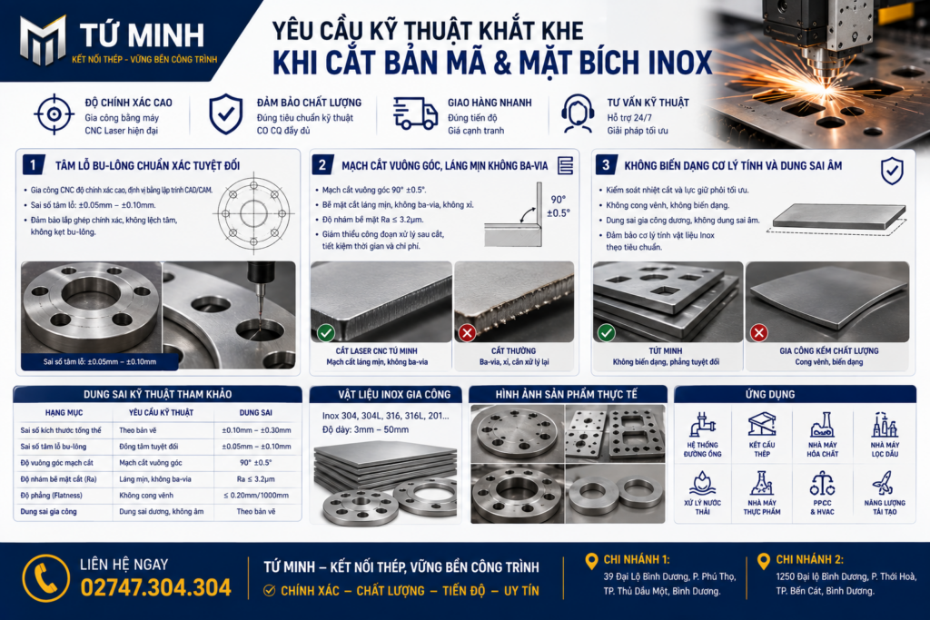Cắt Bản Mã & Mặt Bích Inox Laser CNC Có CO CQ Tại Bến Cát 55853c82 3440 4450 ad49 34787382e93a