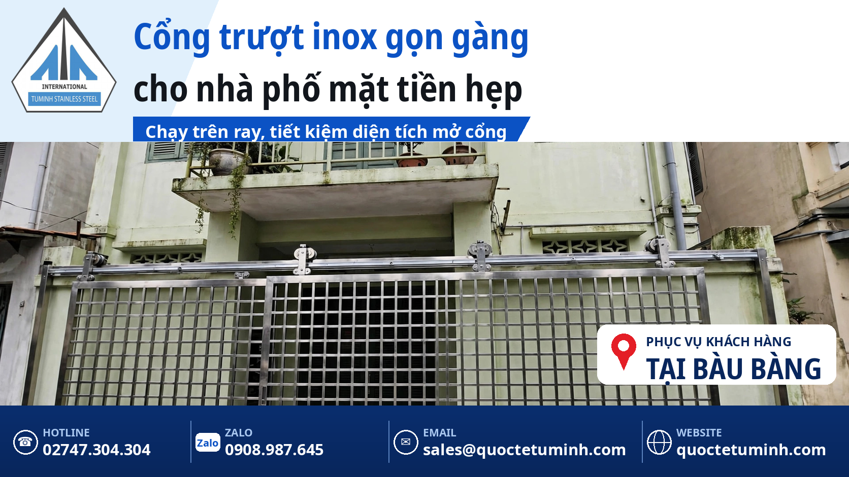 Gia Công Cửa Inox Bàu Bàng: Top 5 Lưu Ý Chọn Mẫu Và Báo Giá Tham Khảo gia công cửa inox tại bàu bàng - cổng trượt inox lắp đặt tại nhà phố