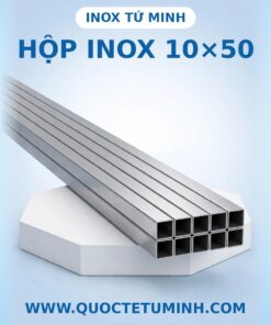 Hộp inox 10×50 tại Inox Tứ Minh